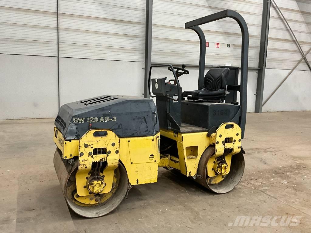 Bomag BW 120 AD-3 Divvalču grunts veltņi