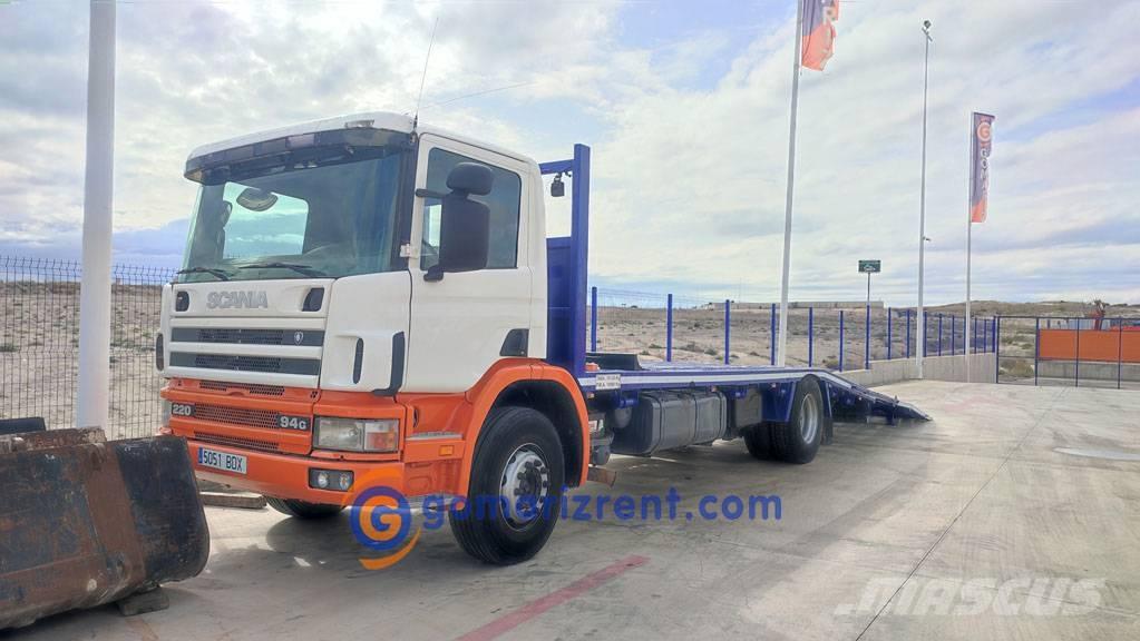 Scania P 220 Platformas/izkraušana no sāniem