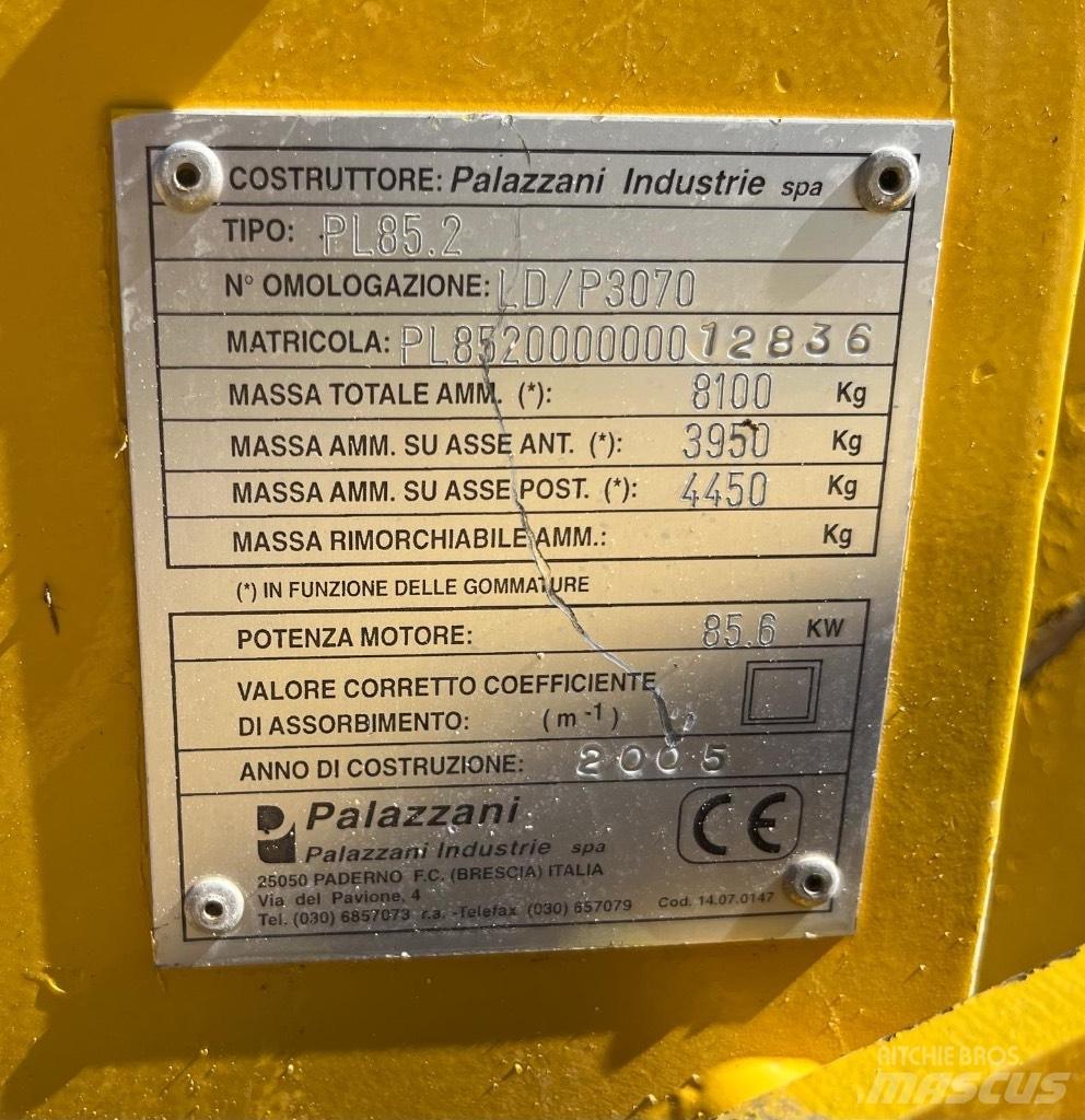 Palazzani PL 85.2 Mini iekrāvēji