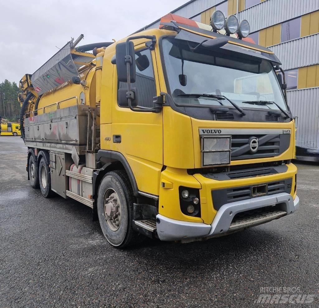 Volvo FM 460 Kombinētās vakumsūkņa mašīnas