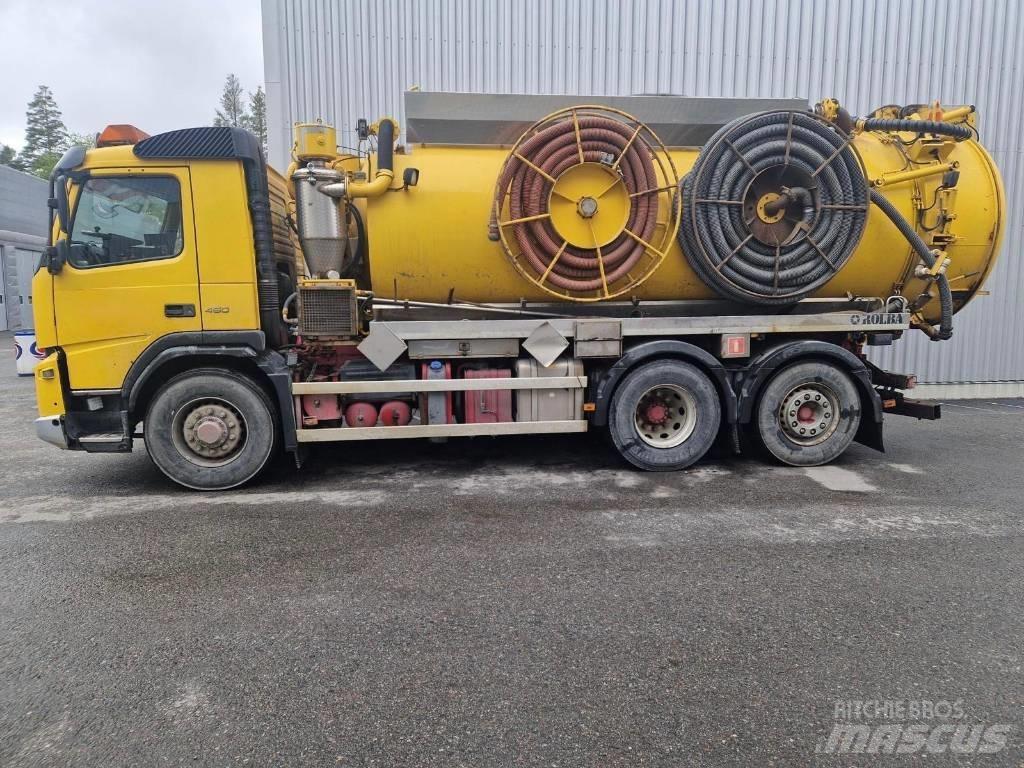 Volvo FM 460 Kombinētās vakumsūkņa mašīnas