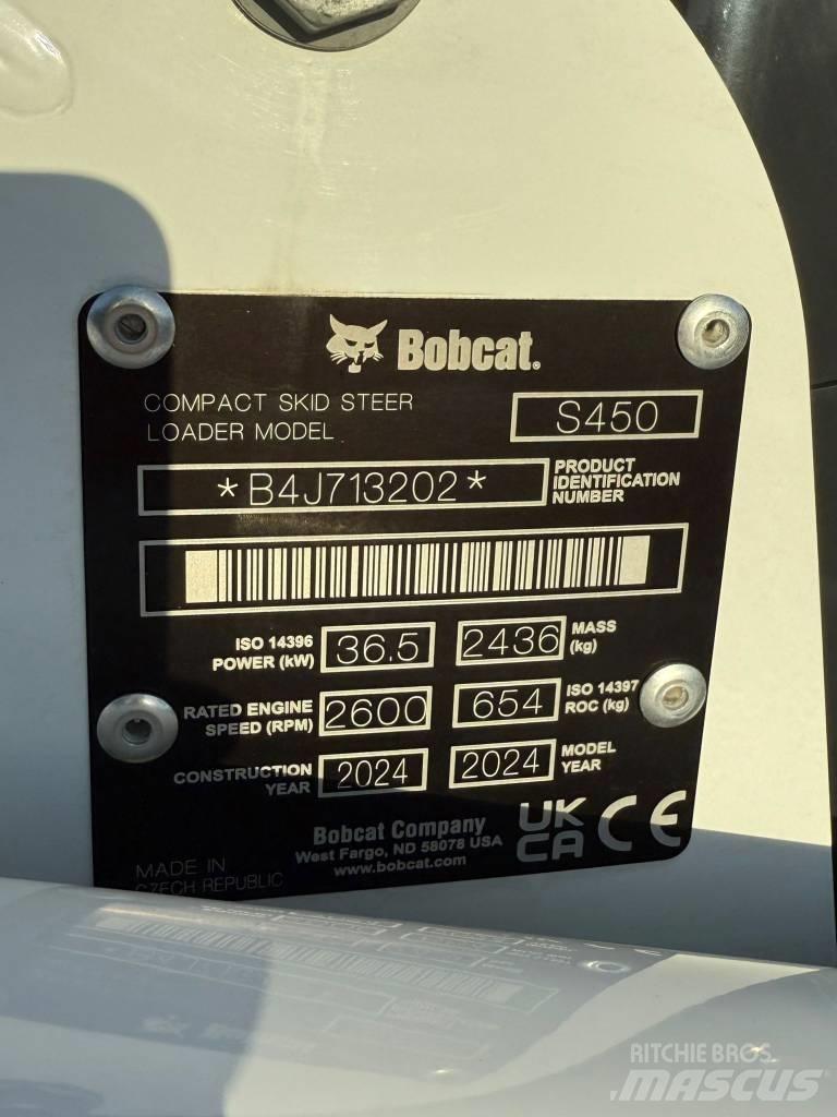 Bobcat S 450 Lietoti riteņu kompaktiekrāvēji