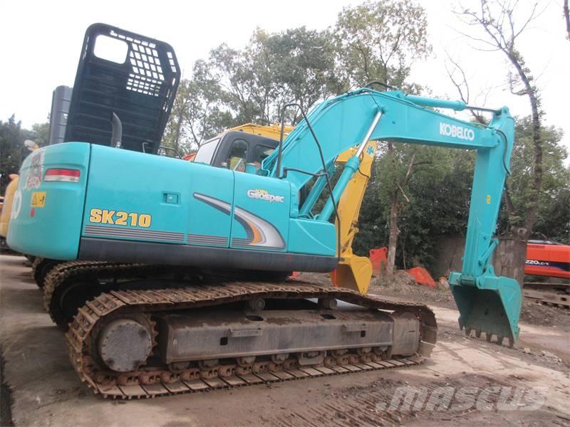 Kobelco SK 210 Kāpurķēžu ekskavatori