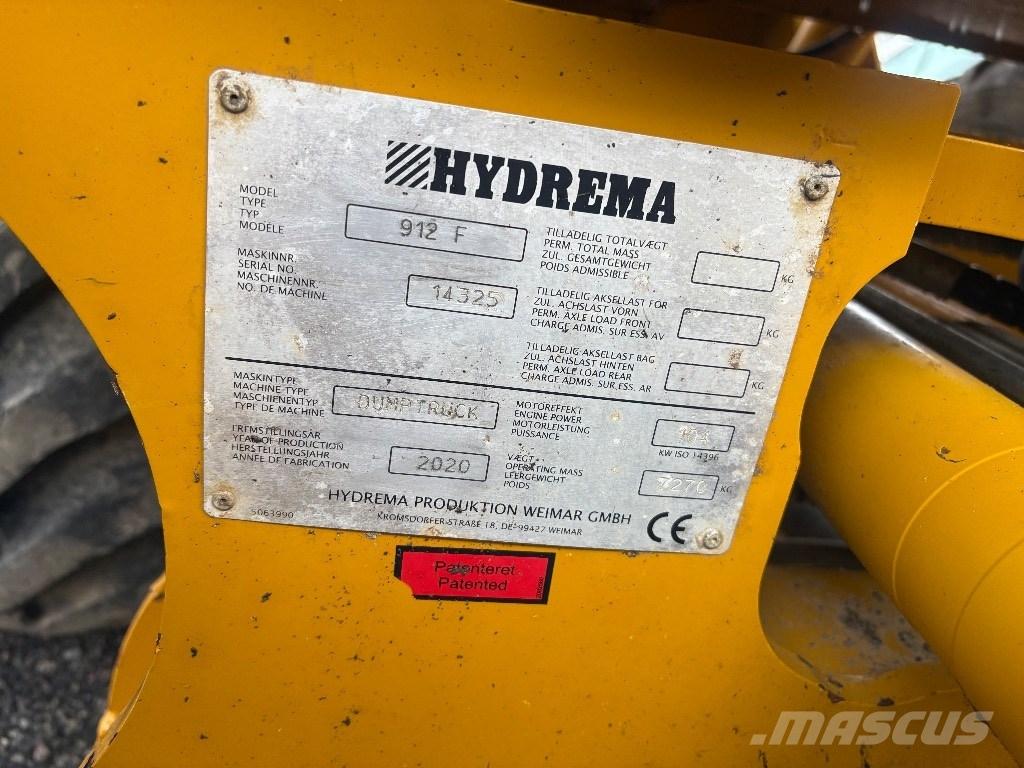 Hydrema 912F Artikulētie pašizgāzēji