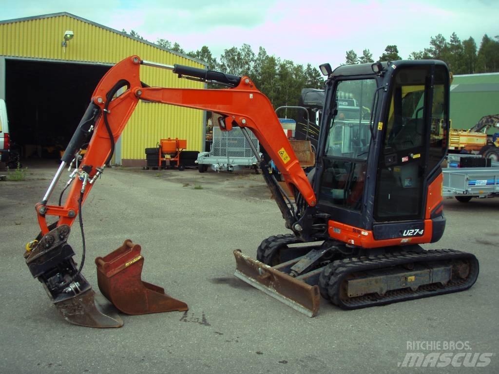 Kubota U 27-4 Mini ekskavatori < 7 t