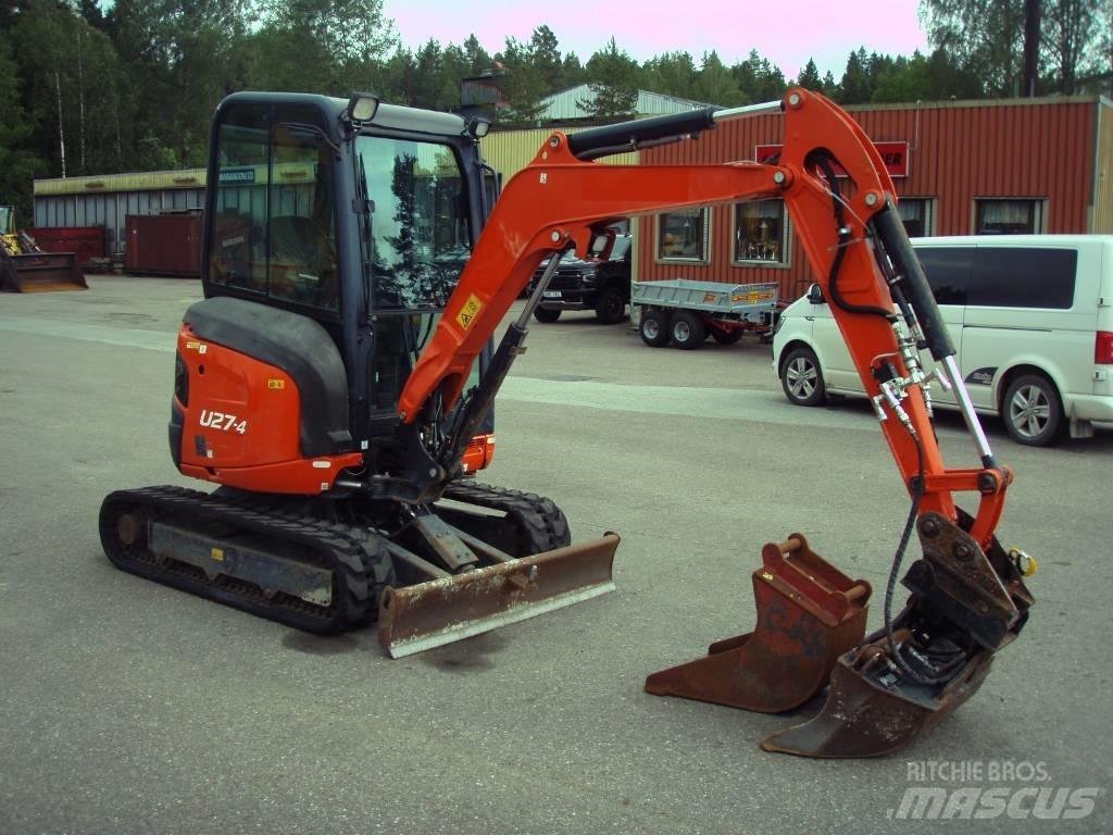 Kubota U 27-4 Mini ekskavatori < 7 t