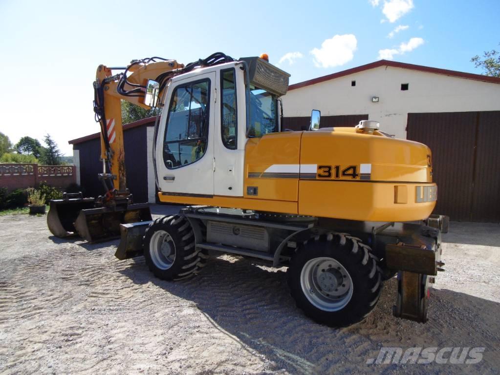 Liebherr A314 Ekskavatori uz riteņiem