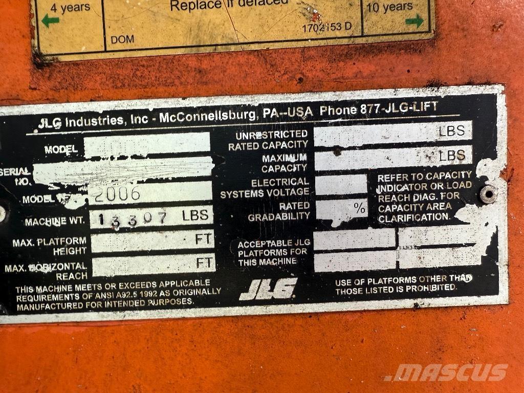 JLG 400 S Teleskopiskie pacēlāji