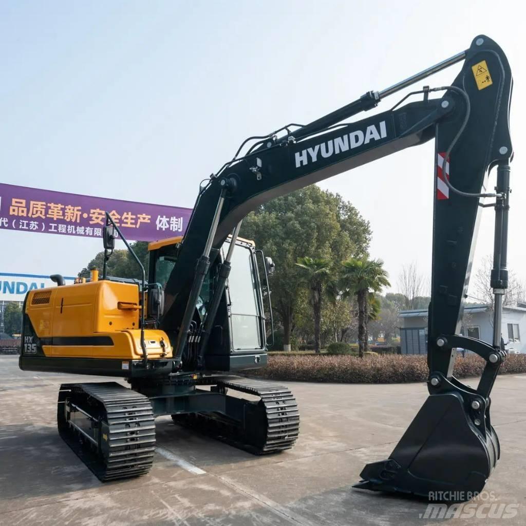 Hyundai HX135 Kāpurķēžu ekskavatori