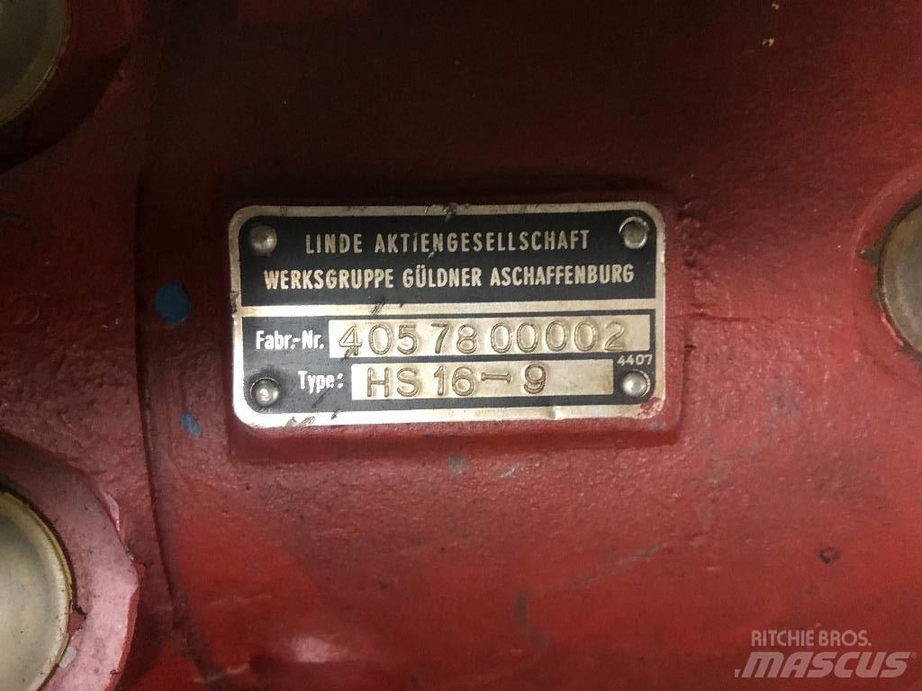 Linde HS16-9 Citas sastāvdaļas