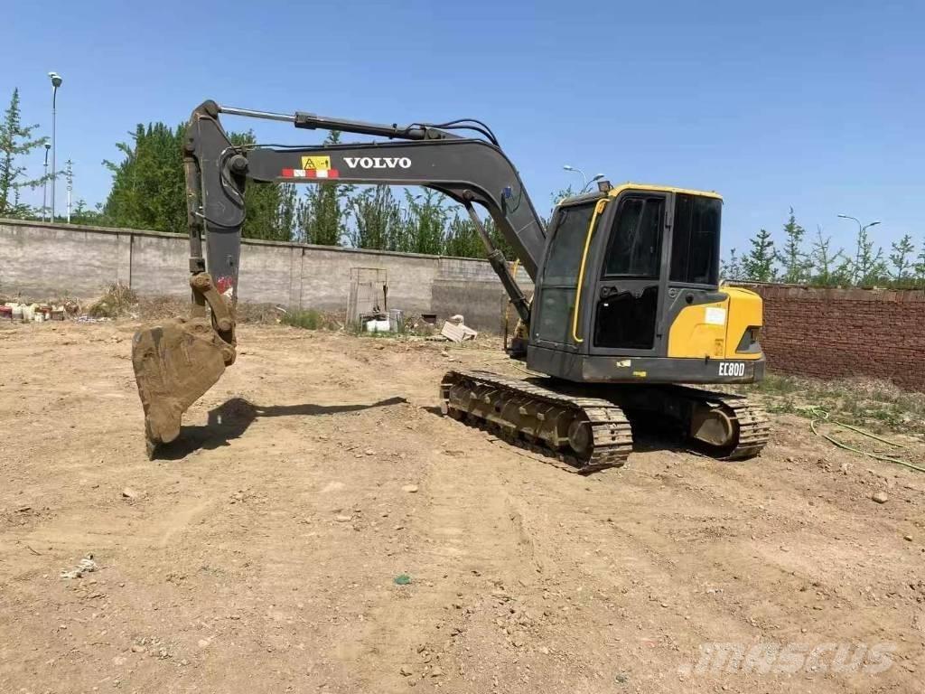 Volvo ec80d Kāpurķēžu ekskavatori