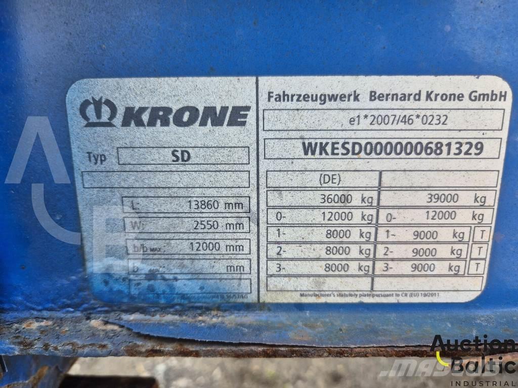 Krone SD Tents puspiekabes