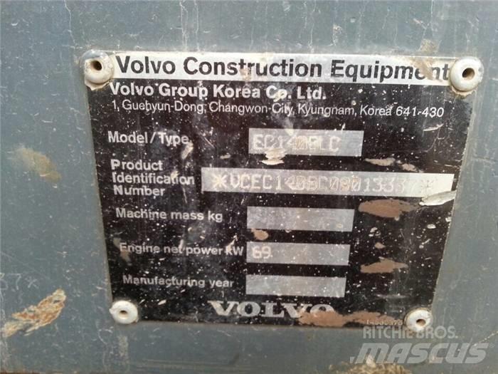 Volvo EC 140 B LC Kāpurķēžu ekskavatori