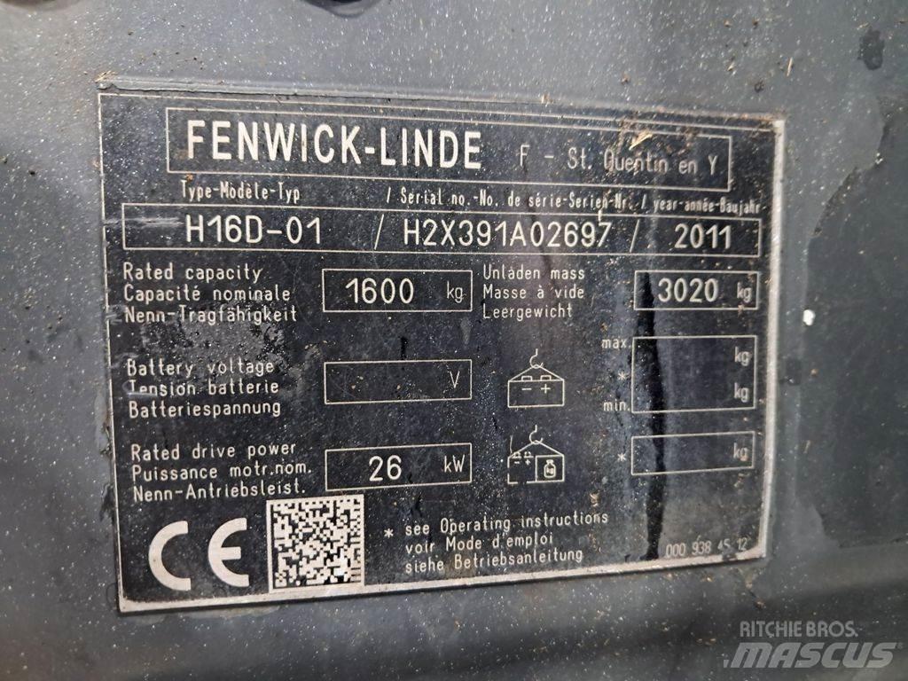 Linde H16D-01 Tehnika ar dīzeļa dzinēju