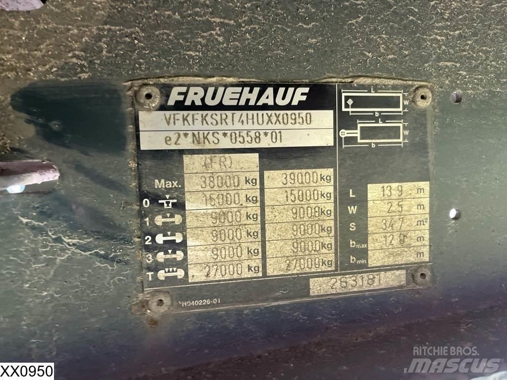 Fruehauf Tautliner Tents puspiekabes
