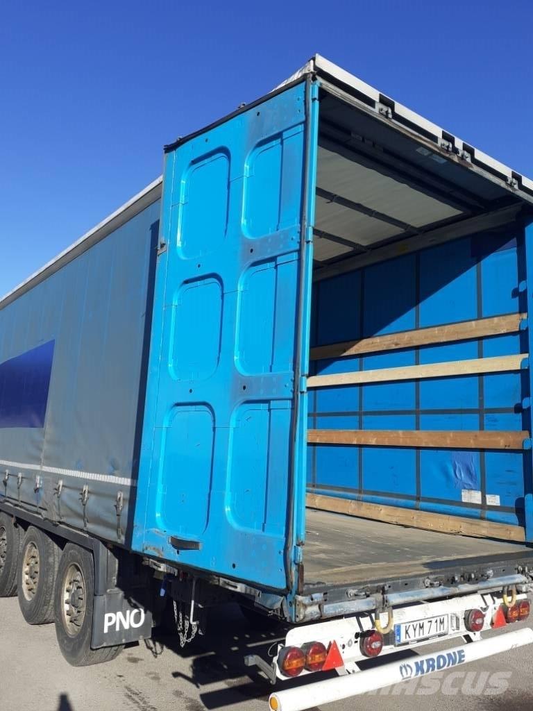 Krone Curtainsider Tents puspiekabes