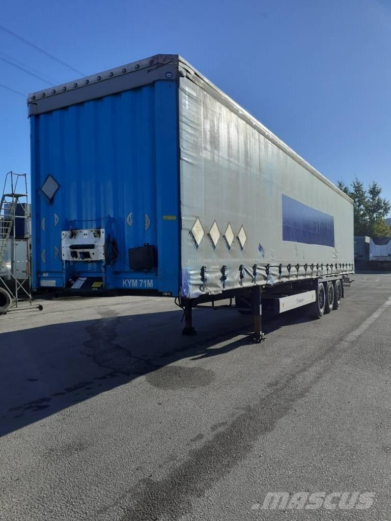 Krone Curtainsider Tents puspiekabes