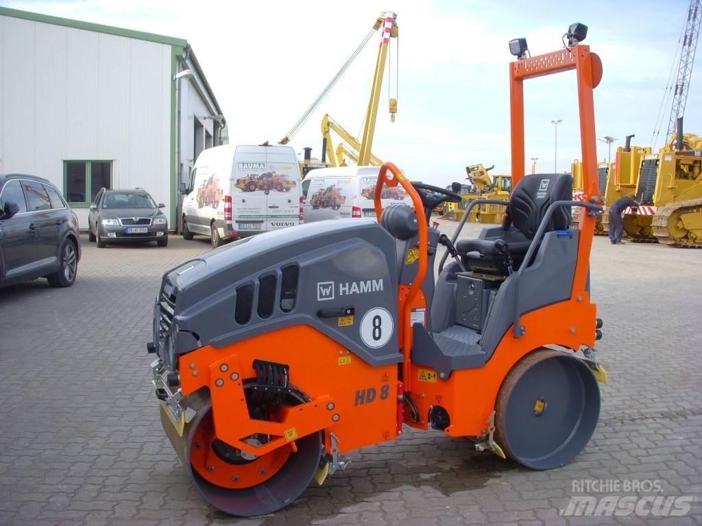 Hamm HD 8 VV Divvalču grunts veltņi