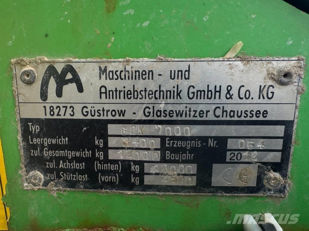 Gustrower GDK 7000 Minerālmēslu izkliedētāji
