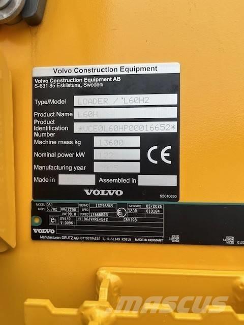 Volvo L 60 H Iekrāvēji uz riteņiem
