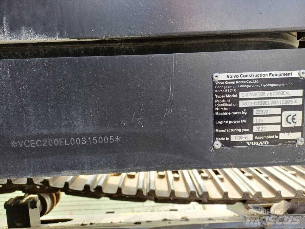 Volvo EC200E NL Kāpurķēžu ekskavatori