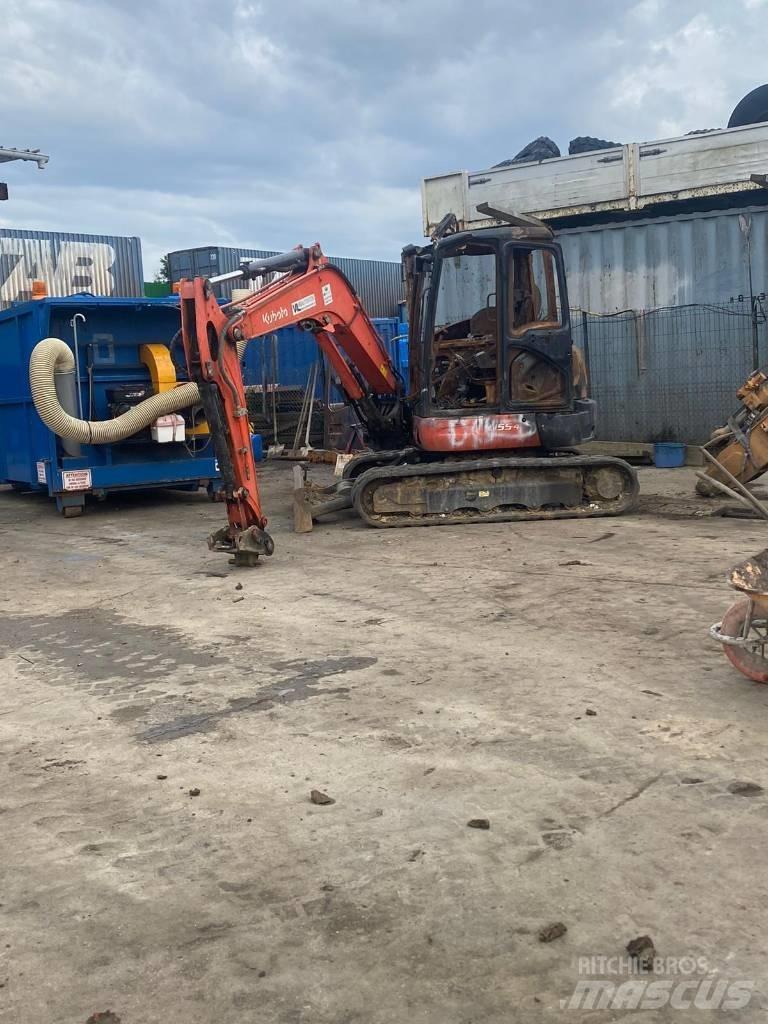 Kubota U 55-4 Strēles un kausi