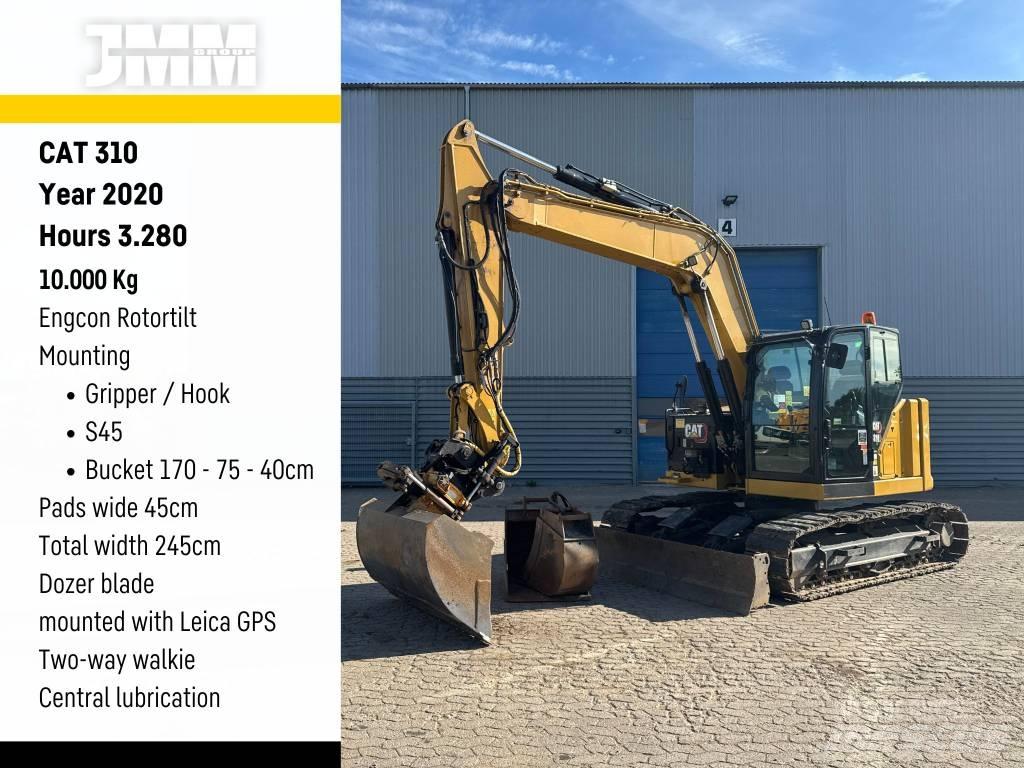 CAT 310 Kāpurķēžu ekskavatori