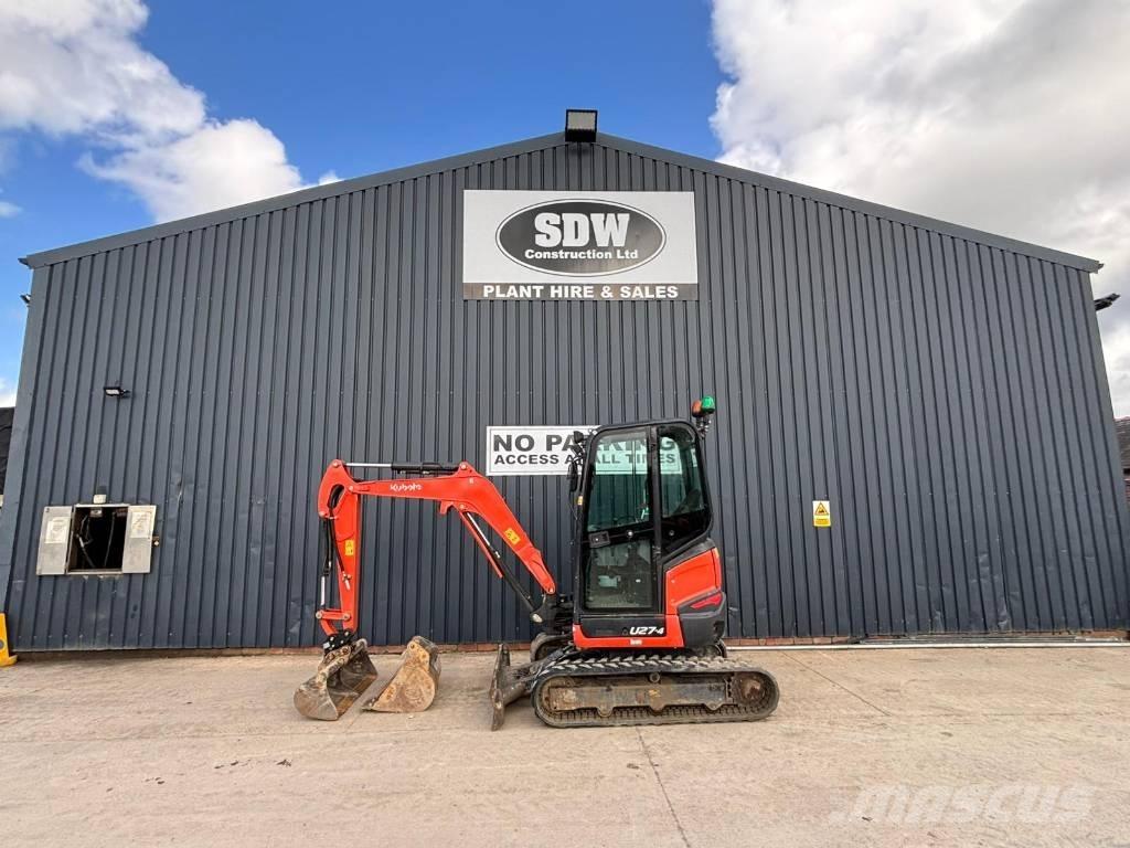 Kubota U 27 Mini ekskavatori < 7 t