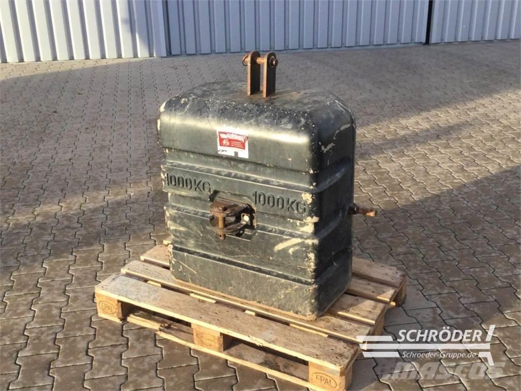  1000 KG Cits traktoru papildaprīkojums