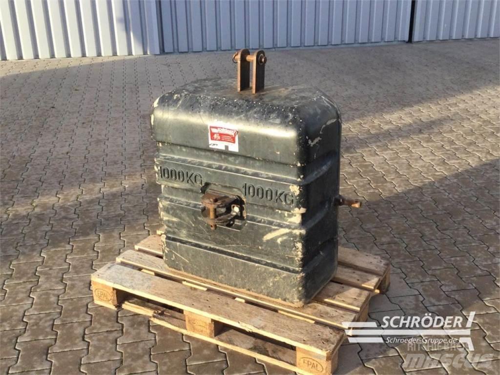  1000 KG Cits traktoru papildaprīkojums