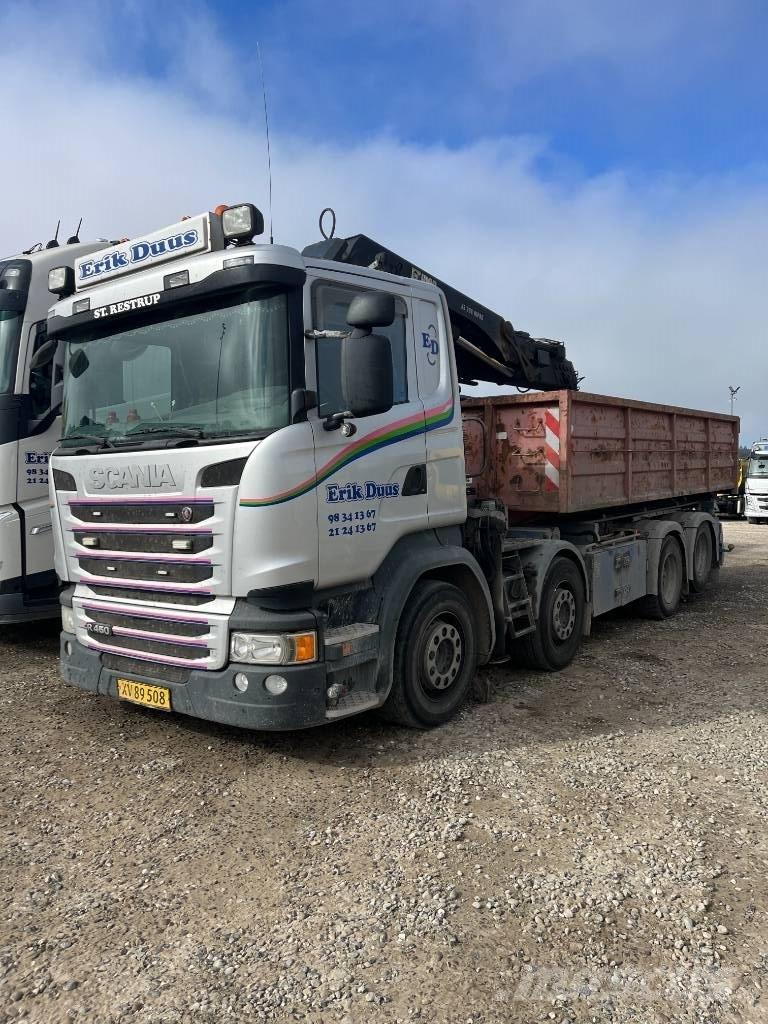 Scania R 450 Smagās mašīnas ar celtni
