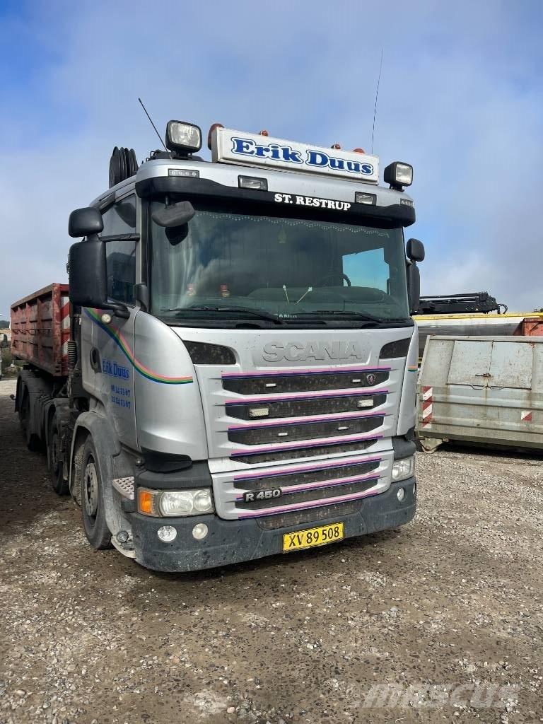 Scania R 450 Smagās mašīnas ar celtni
