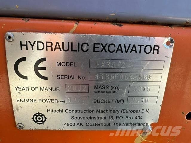 Hitachi EX 35-2 Mini ekskavatori < 7 t