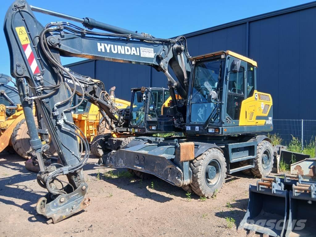 Hyundai HW 145 Ekskavatori uz riteņiem