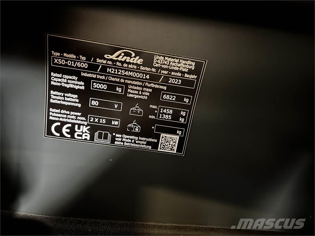 Linde X50 Elektriskie iekrāvēji