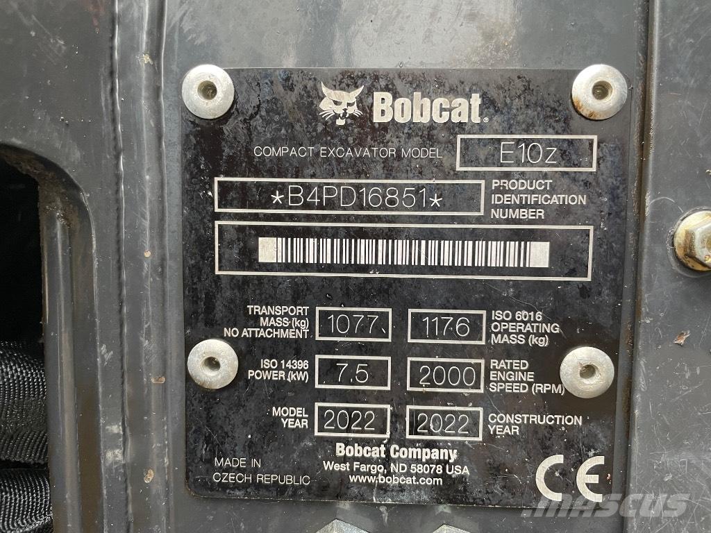 Bobcat E 10z Mini ekskavatori < 7 t