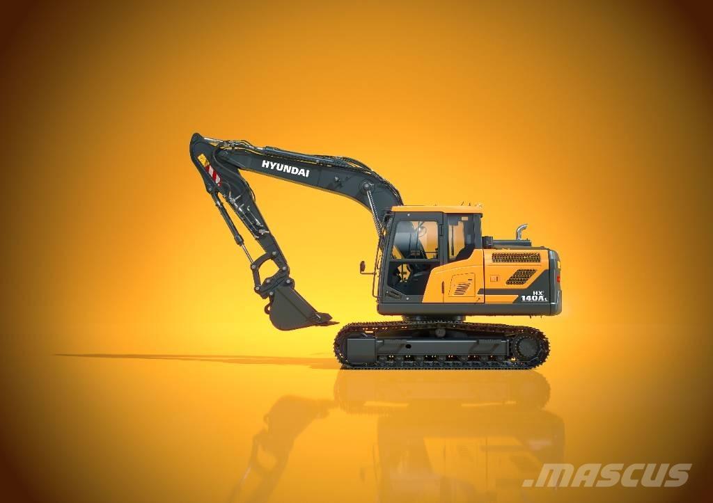 Hyundai HX 140 AL Kāpurķēžu ekskavatori