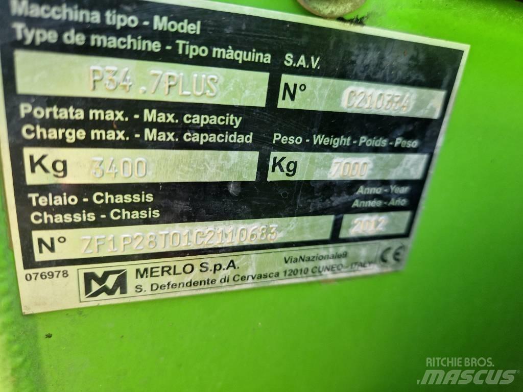 Merlo P 34.7 Plus Teleskopiskie manipulatori