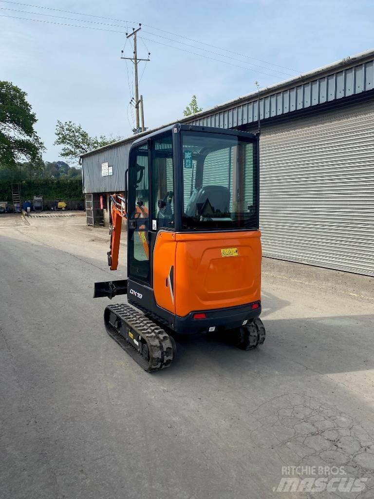 Doosan DX 19 Mini ekskavatori < 7 t