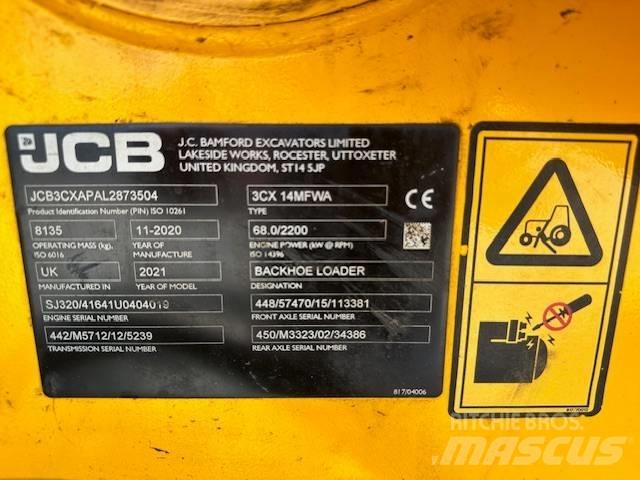 JCB 3 CX 14 Ekskavatori-iekrāvēji