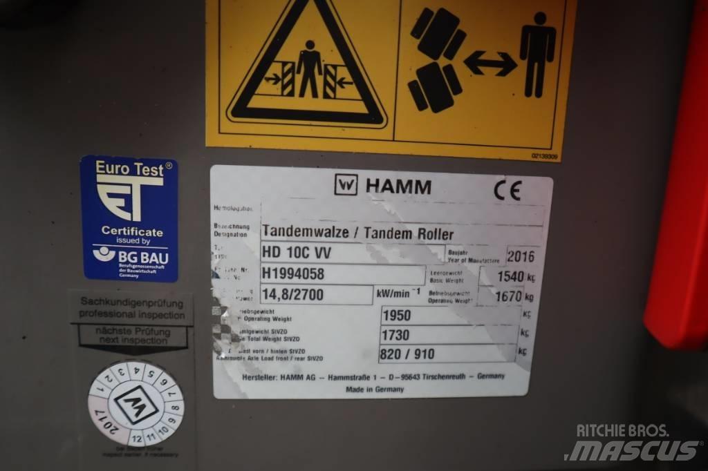 Hamm HD 10C VV Divvalču grunts veltņi