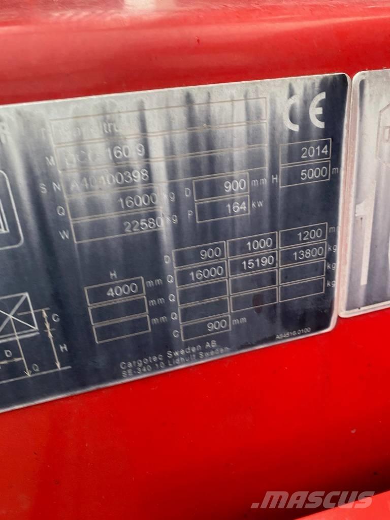 Kalmar DCG 160-9 Tehnika ar dīzeļa dzinēju