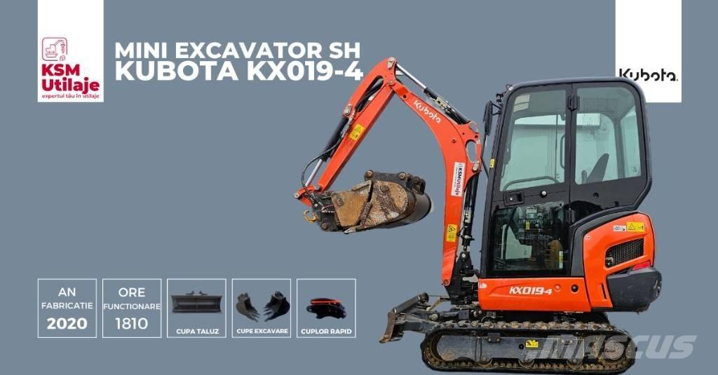 Kubota KX 019-4 Mini ekskavatori < 7 t