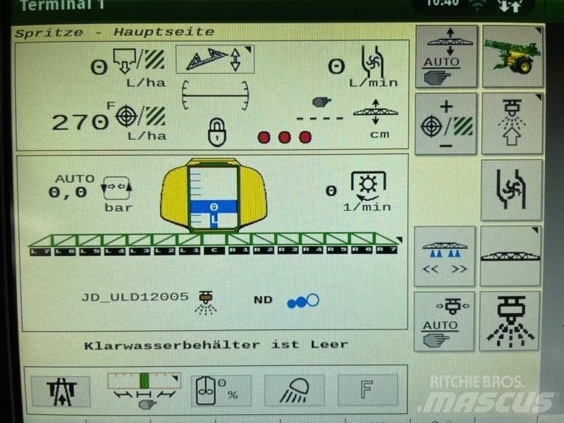John Deere R740i Piekabināmie smidzinātāji(miglotāji)