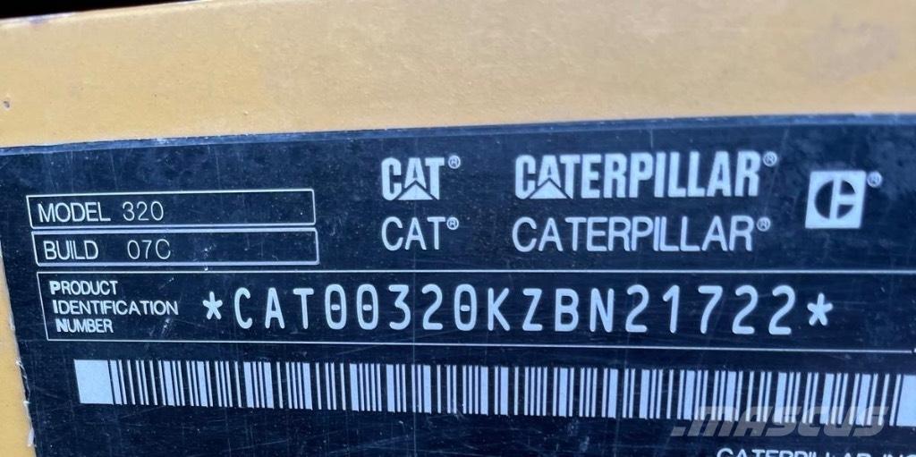 CAT 320 Kāpurķēžu ekskavatori