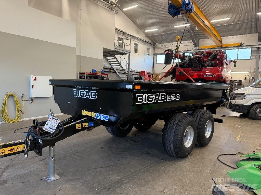 Bigab BT 8 HARDOX Pašizgāzēju piekabes