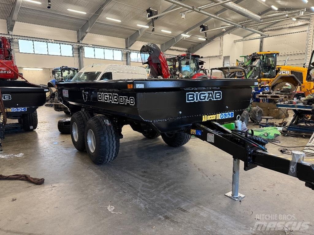 Bigab BT 8 HARDOX Pašizgāzēju piekabes