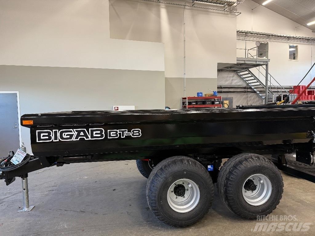 Bigab BT 8 HARDOX Pašizgāzēju piekabes