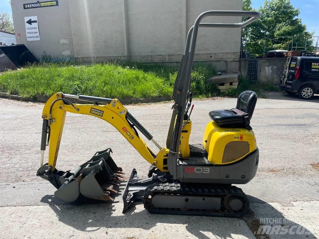 Wacker Neuson 803 Mini ekskavatori < 7 t