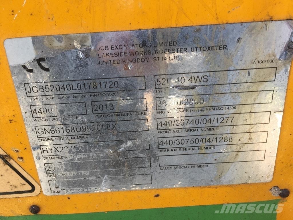 JCB 520-40 Teleskopiskie manipulatori